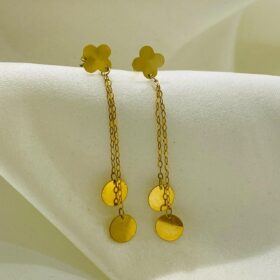 REAL GOLD STUD EARRING 18k 1.17gms