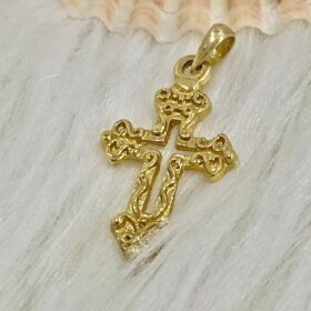 18k real gold pendant