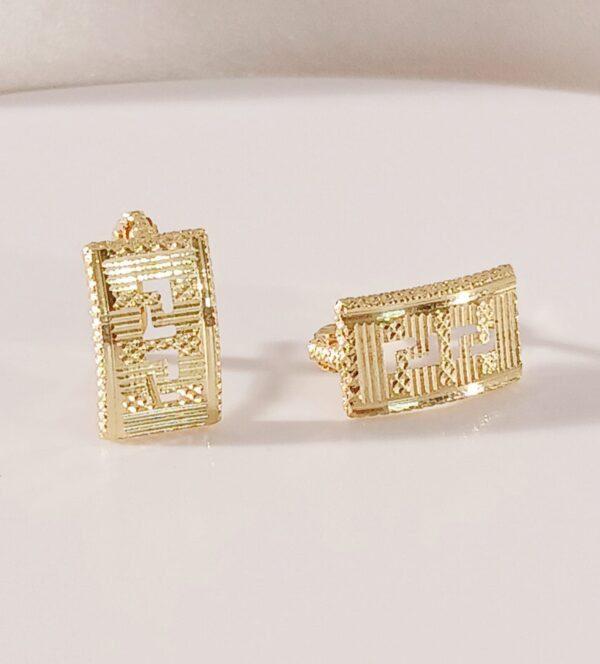 REAL GOLD CLIP EARRING 18K 1.57 gms