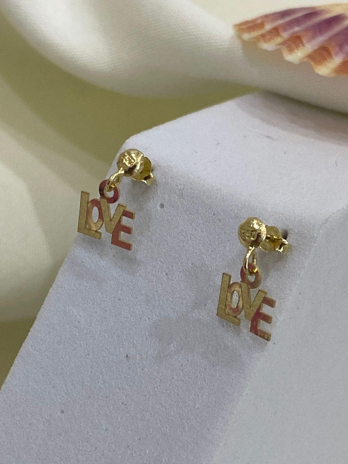 REAL GOLD STUD EARRING 18k 0.71/0.79 gms