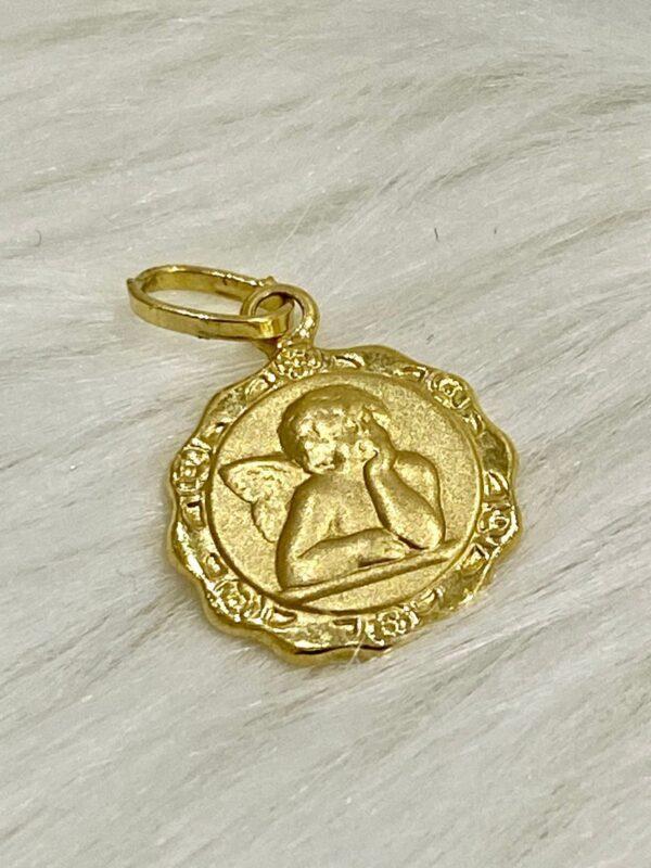 Real Gold Angel Pendant 18k  0.81 gms
