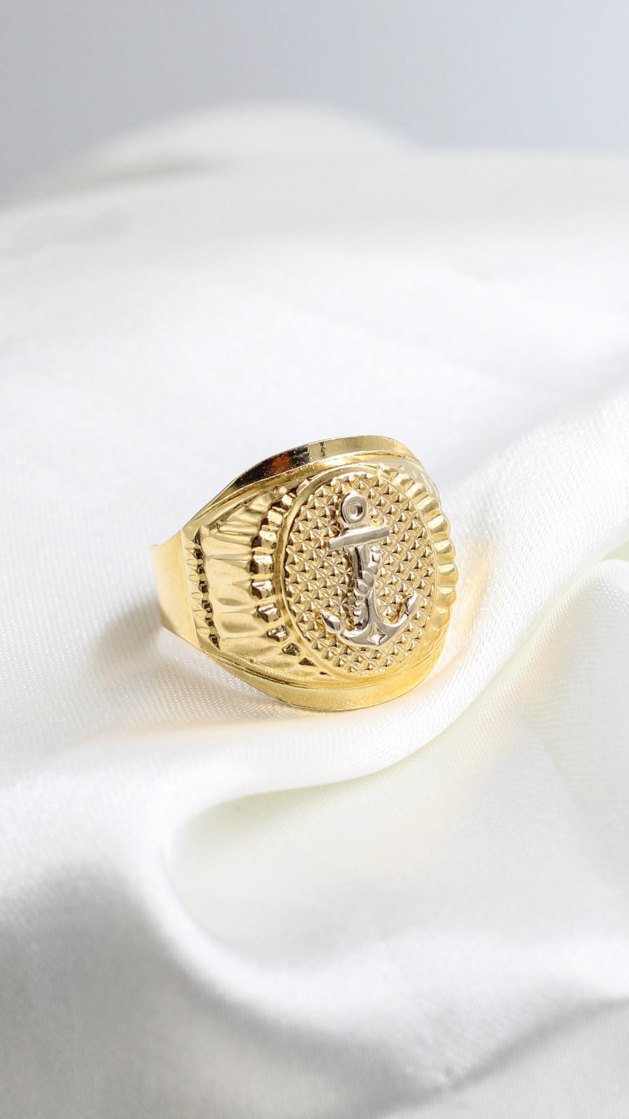 spot gold priceReal Gold Anchor Men’s Ring 18K (Size 10) Sola Gold