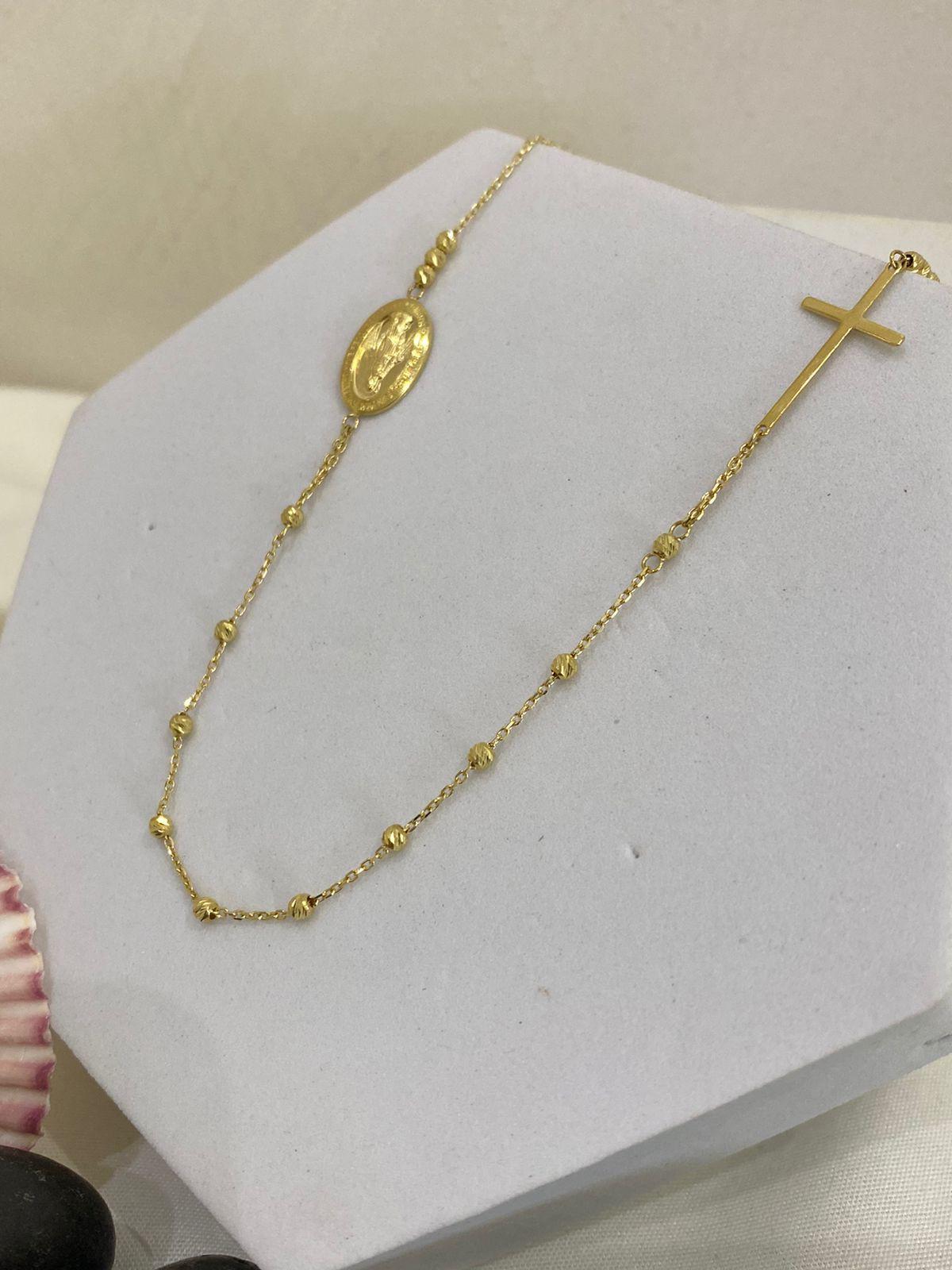 gold necklaceReal Gold Cross Necklace 18k - Sola Gold