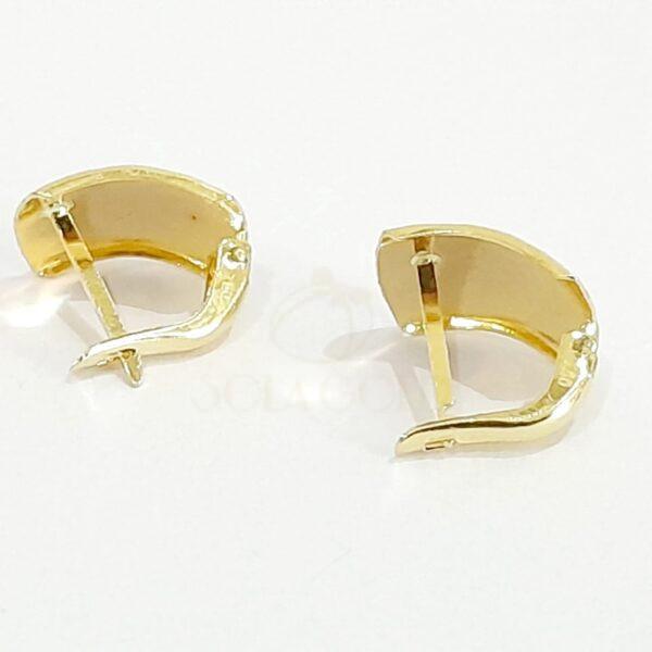 Simple Design Clip Earring 18k Gold 1.27/1.28 gms - Image 2