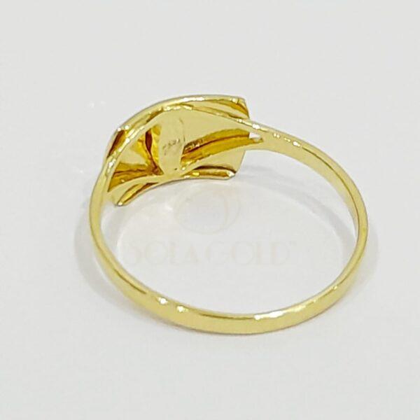 Real Gold Ring 18K (Size: 7.8 )1.68 gms - Image 2