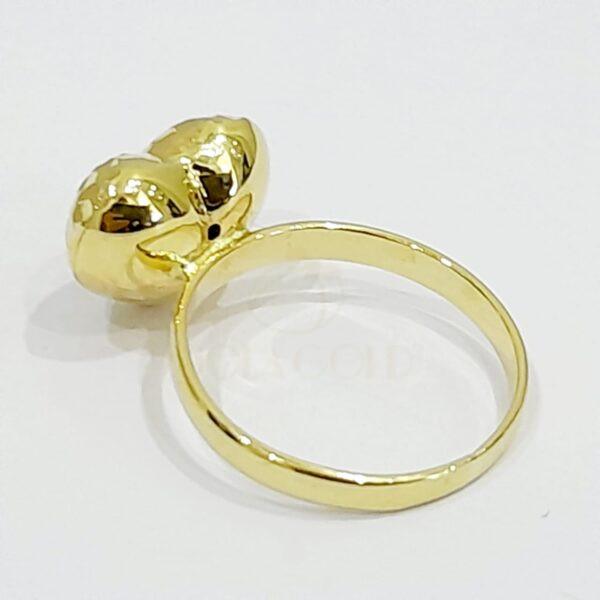 Heart Ring 18k Gold Ring (Size: 6.5) 2.91 gms - Image 2