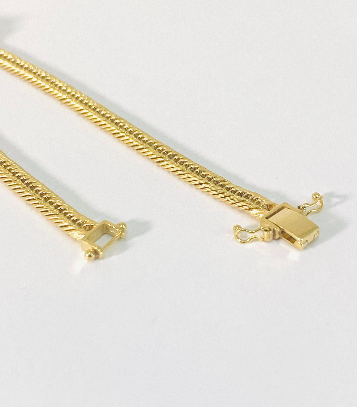 18k Unisex Gold Bracelet (4.13 gms) - Image 2