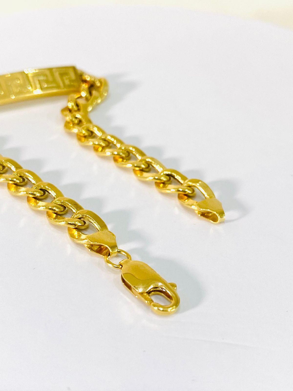 18k Unisex Gold Bracelet ( 11.40 gms) - Image 2