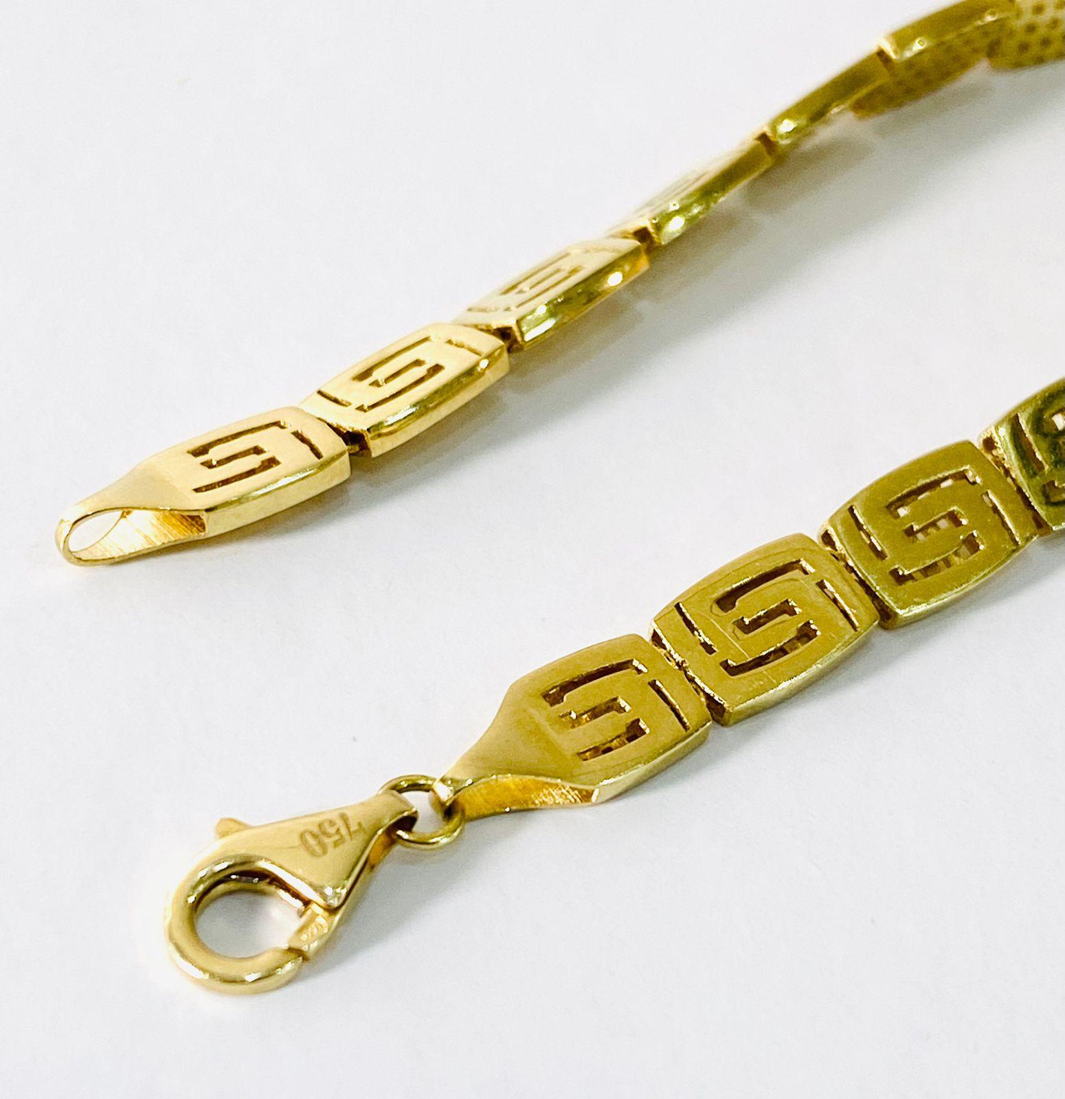 18k Gold Bracelet ( 9.73 gms) - Image 2