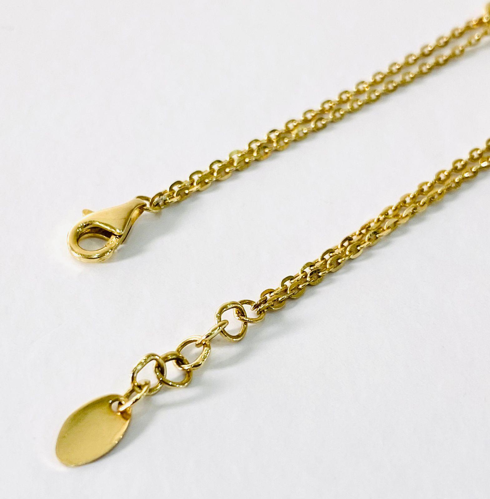 18k Gold Ladies Heart Bracelet ( 5.10 gms) - Image 2