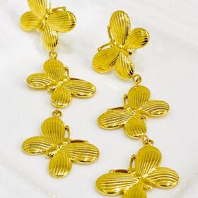 Stainless Steal Butterfly Accessories Earring