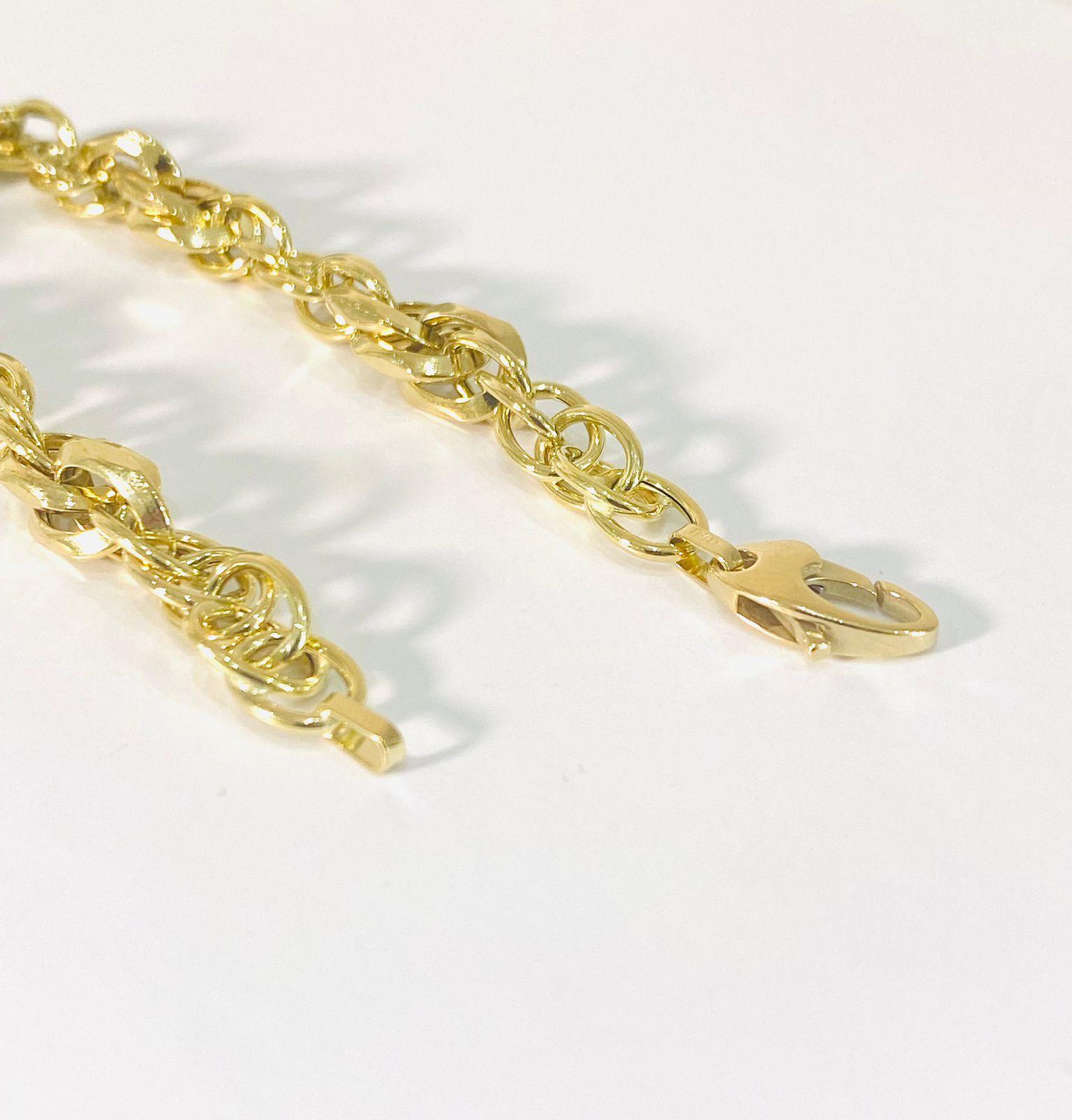 18k Karat Gold Bracelet (8.87/9.01 gms) - Image 2