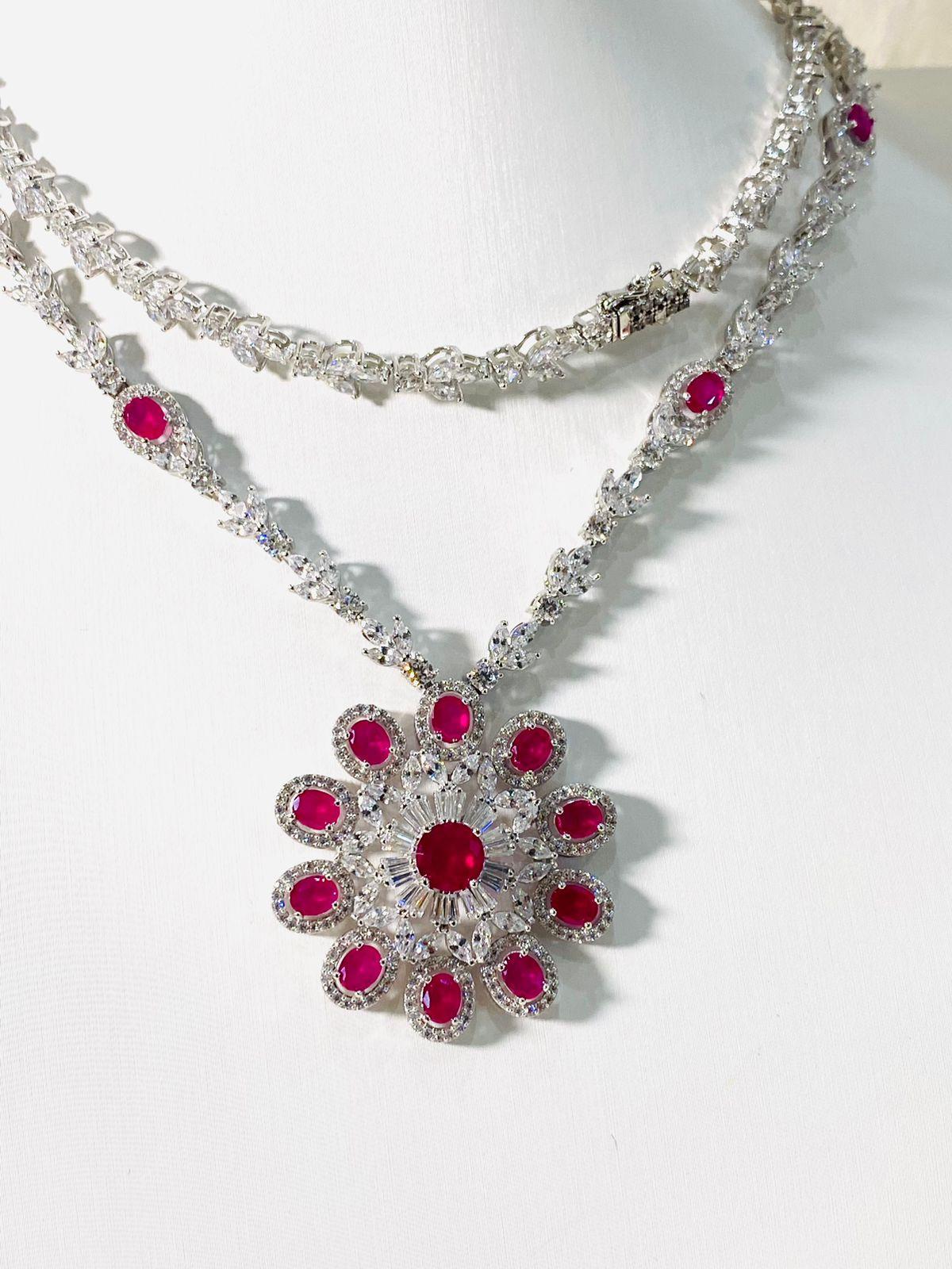 REAL SILVER 925 NECKLACE 49.96 gms