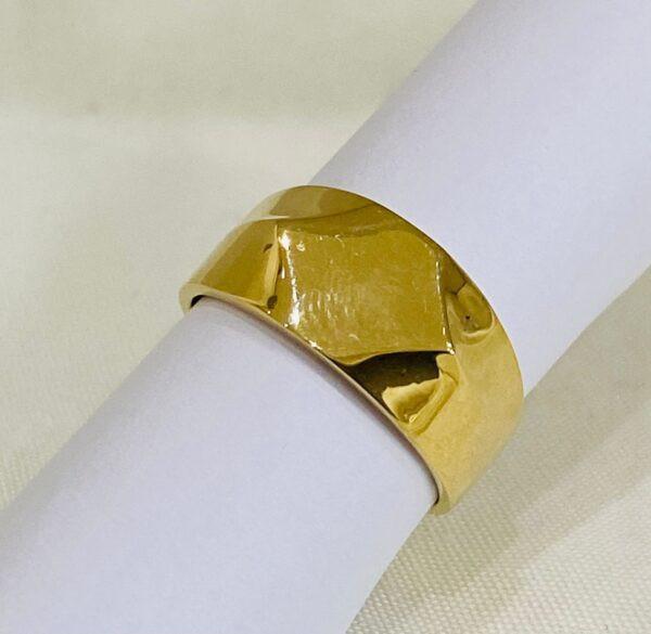 Real Gold Ring 18K (Size: 7.7 ) 2.51/2.58 gms