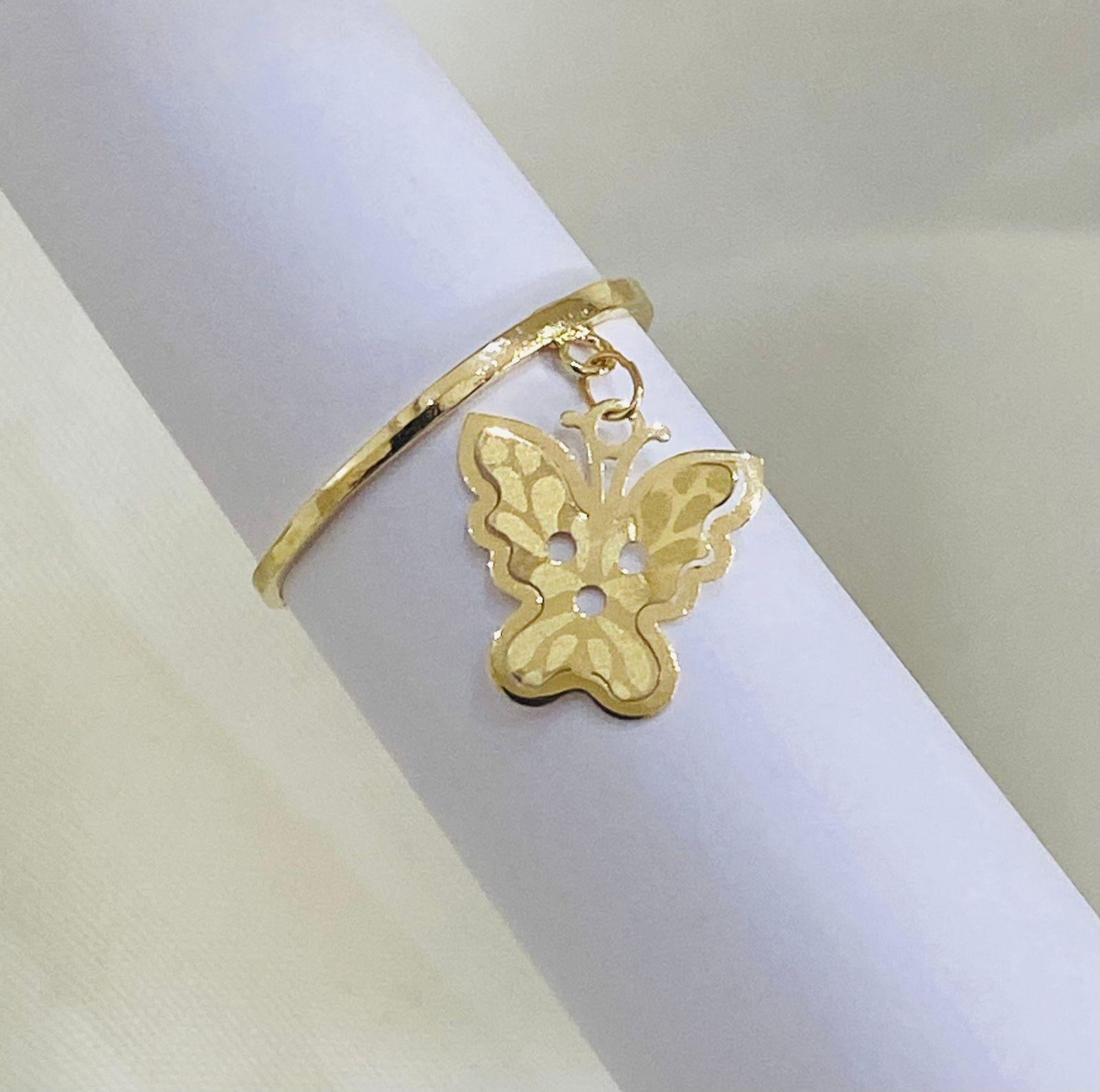 Real Gold Ring 18K (Size: 5.8 ) 0.80 gms