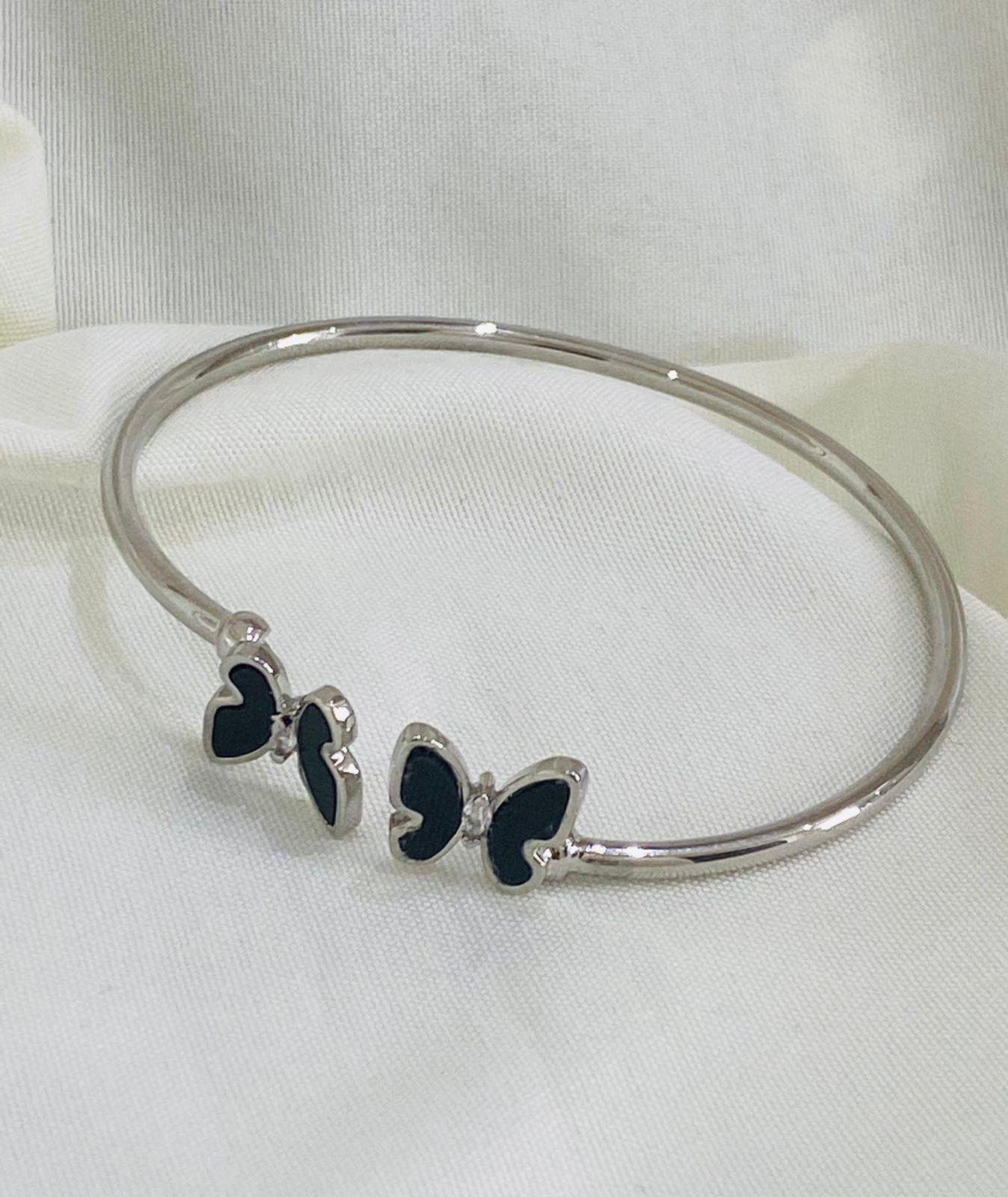 Waterproof Butterfly Accessories Plated Jewelry Bangle - Image 2