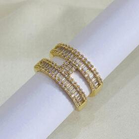 Waterproof High Quality Accessories Plated Ring (size: 7.5 )