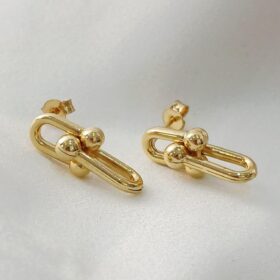 Real Gold Stud Earring 18k(2.98 gms)