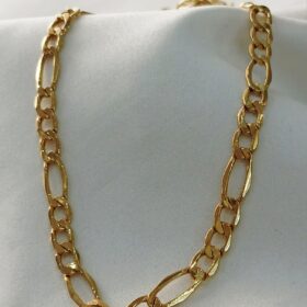 Real Gold Figaro Chain 18k (8.42gms)