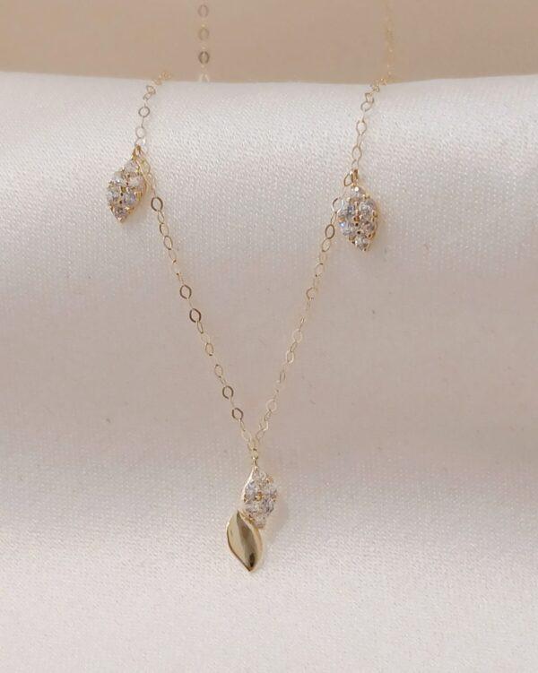 Real Gold Light Weight Necklace 18k (0.99 gms)