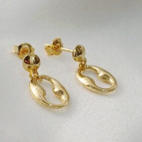 Real Gold Stud Earring 18k(1.29gms)