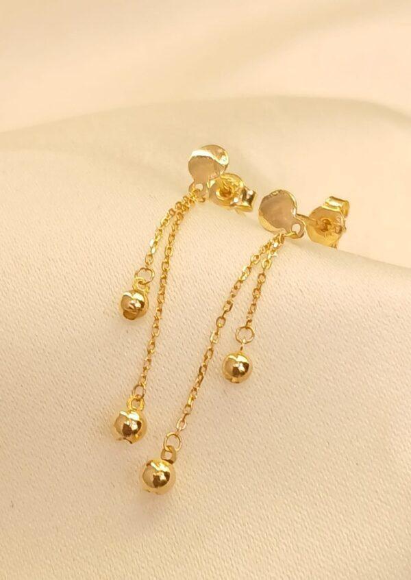 Real Gold Stud Earring 18k(0.79 gms)