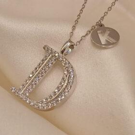 silver necklace