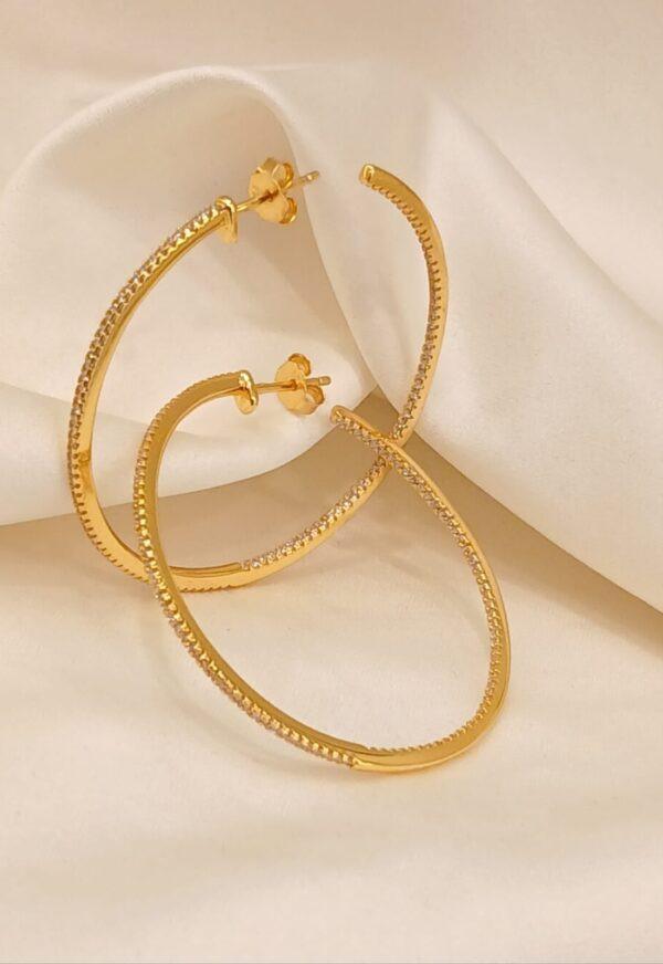 925 Real Silver Hoop Earring (7.95 gms)