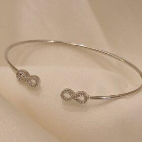 Real Silver 925 Infinity Bangle 2.43 gms