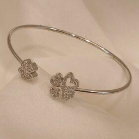 Real Silver 925 Heart Bangle 4.66 gms