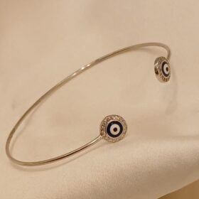 Real Silver 925 Eye Bangle 2.68 gms
