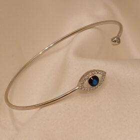 Real Silver 925 Eye Bangle 2.35 gms