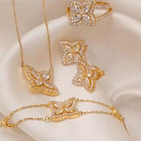 925 Real Silver Set (Necklace/Earring/Ring/Bracelet) 12.05 gms