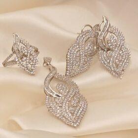 925 Real Silver Half Set (Pendant/Earring/Ring) 13.81 gms