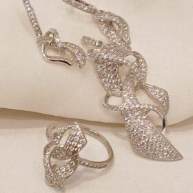 925 Real Silver Half Set (Pendant/Earring/Ring) 11.08 gms