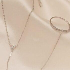 Real Silver Bracelet Ring Chain 925 (Cuff) 3.09 gms