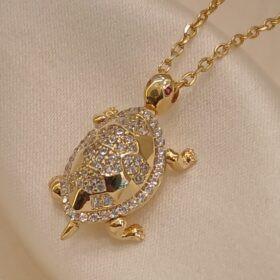 Real Silver Turtle Necklace 925( 5.27 gms)