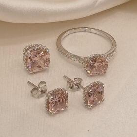 925 Real Silver Half Set (Pendant/Earring/Ring)6.22 gms