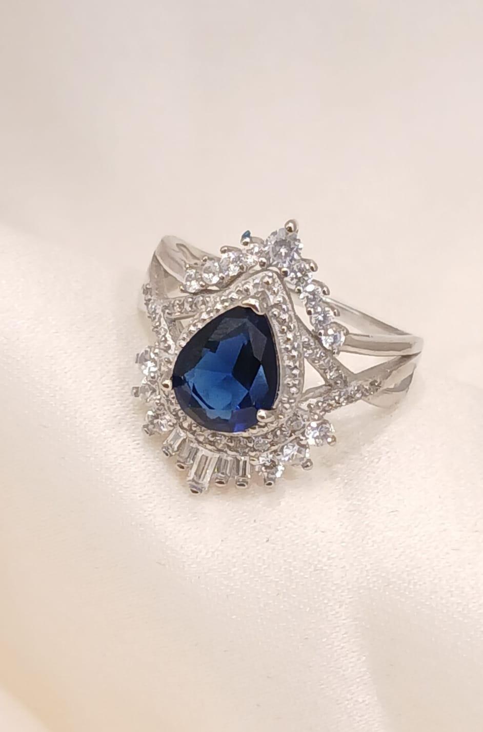 Real Silver Ring 925 (size: 7.8 ) 3.78 gms