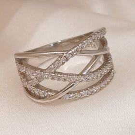 Real Silver Ring 925 (size: 6.8 ) 4.93 gms