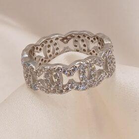 Real Silver Ring 925 (size: 5.9/7 ) 3.54/3.55 gms