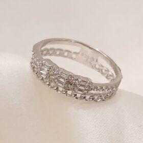 Real Silver Ring 925 (size: 5.9/6.5 ) 1.80/1.84gms