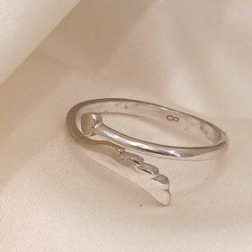 Real Silver Wing Ring 925 (size: 5.1/ 6) 1.59/1.65 gms