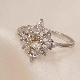 Real Silver Ring 925 (size: 6.8 ) 1.94 gms