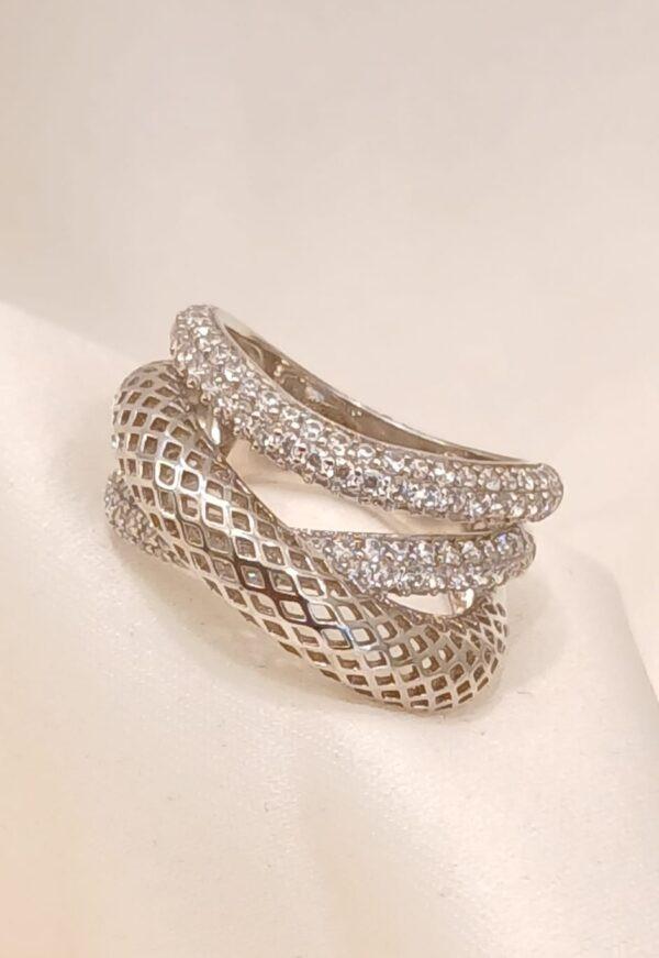Real Silver  Ring 925 (size: 5.9/6.5 ) 6.16/6.32 gms