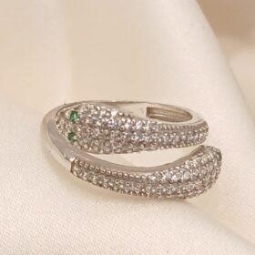 Real Silver Snake Ring 925 (size: 5/7 ) 2.72/2.78 gms