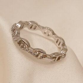 Real Silver Ring 925 (size: 5.9 ) 2.01 gms