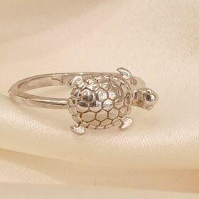Real Silver Turtle Ring 925 (size: 7.1/8.4 ) 2.12 gms