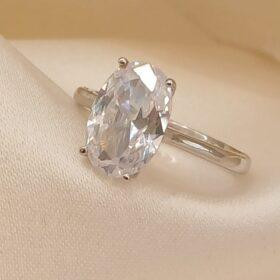 Real Silver Ring 925 (size: 6.8 ) 3.60 gms