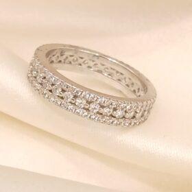 Real Silver Ring 925 (size: 7 ) 3.54 gms